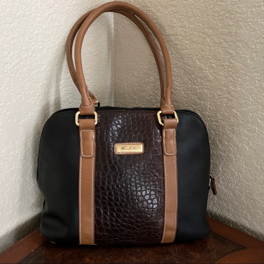 Marc Fisher Double ZIP Shoulder Bag
